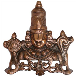 Click Here For Bigger Zoom - Gun Metal Handicraft -  Lord  Balaji