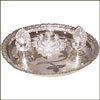 A complete Silver  pooja set - Click here to View more details about this Product
