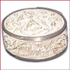 Oval shape  Silver  Box - Click here to View more details about this Product