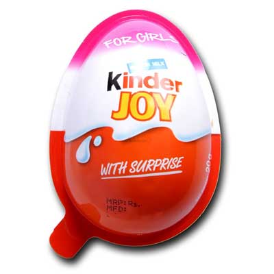 "Kinder Joy Egg shape Chocos (for Girls) - Click here to View more details about this Product