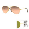 Ray-Ban Aviator  RB 3025 Gold Size 58 - Click here to View more details about this Product