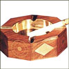 wooden ashtray with alloyed insides - Click here to View more details about this Product