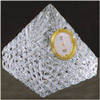 Diamond Crystal - Pyramid Clock - Click here to View more details about this Product