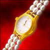 Three line Oval Pearl Watch - Click here to View more details about this Product
