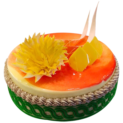 "Round shape Rasagulla cake -1kg - code B03 - Click here to View more details about this Product