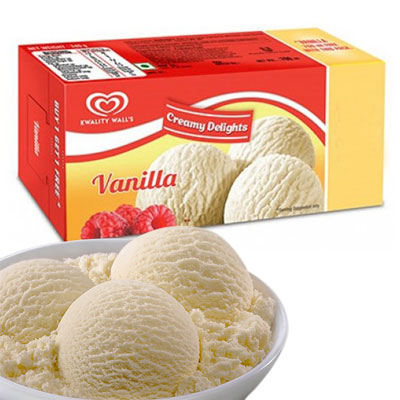 "Kwality Ice Creams - Vanilla - 500 ml - Click here to View more details about this Product