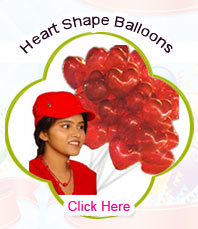 Blown HeartShape Balloons