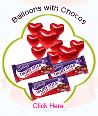 Blown Balloons with Chocos