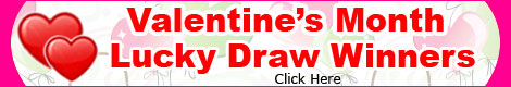 Valentine Month Lucky Draw Winners