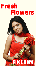 Fresh flowers to india
