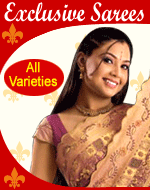 EXCLUSIVE SAREES TO INDIA
