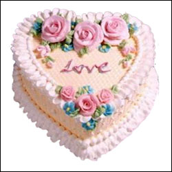 "Sweet Heart - Fresh Cream Cake - Click here to View more details about this Product