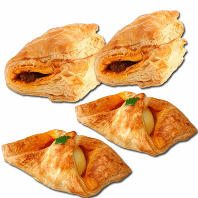 "Veg and Egg Puffs 6 Nos. each - Click here to View more details about this Product