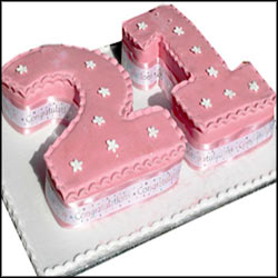 "Eligible Bachelor - Number Cake - 3kgs - Click here to View more details about this Product