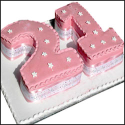 "Eligible Bachelor - Number Cake - 4kgs - Click here to View more details about this Product