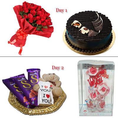 "Designer 3 step Butterscotch Cake - 6kgs - Click here to View more details about this Product