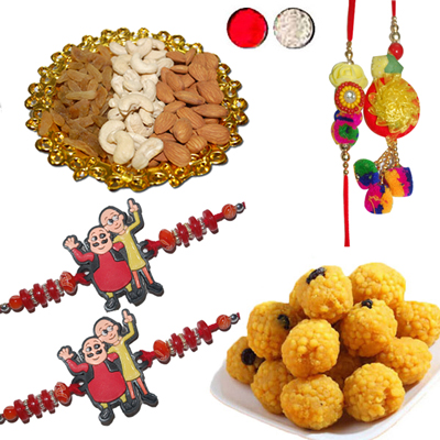 "Family Rakhis - code FRH03 - Click here to View more details about this Product