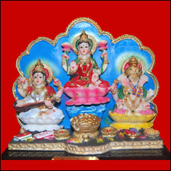 "Ganesha lakshmi saraswathi pop-SLG -code002 - Click here to View more details about this Product