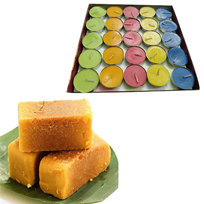 "Tea Lights 50 pcs set -code 009, Milk Mysore Pak - 500gms - Click here to View more details about this Product