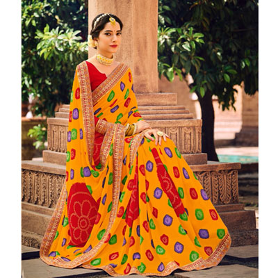 "Fancy Silk Saree Seymore Chunriya -11289 - Click here to View more details about this Product