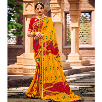 "Fancy Silk Saree Seymore Chunriya -11297 - Click here to View more details about this Product