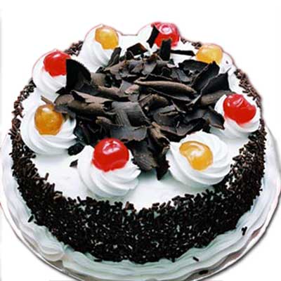"Yummy Round shape Black forest Cake - 1kg - Click here to View more details about this Product
