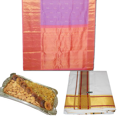 "Pure Venkatagiri Seiko Saree - Lightgreen color HSNM-50 - Click here to View more details about this Product