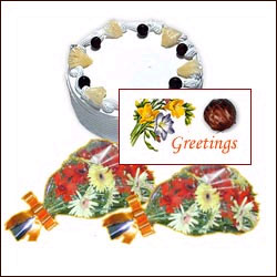 "Round shape Butterscotch cake - 1kg - Click here to View more details about this Product