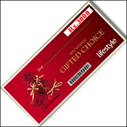 "Lifestyle -  Chennai  Gift Voucher - Rs 3000 - Click here to View more details about this Product