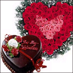 "Kalsam With Light-11  + 15 White Roses Bunch -2 Bunches - Click here to View more details about this Product
