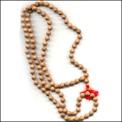 "White Sandalwood 108 Beads Japa Mala - Click here to View more details about this Product