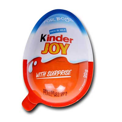 "Kinder Joy Egg shape Chocos (for Boys) - Click here to View more details about this Product