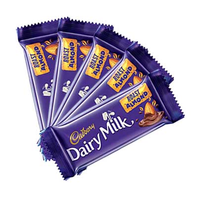 "Cadbury Dairy Milk Roast Almond  -5 bars - Click here to View more details about this Product