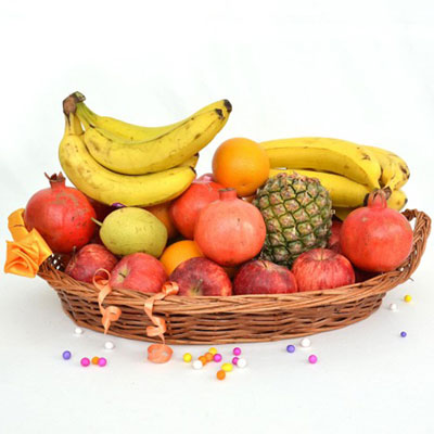 "Seasonal Fruit Basket - Medium - Click here to View more details about this Product