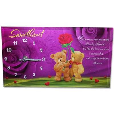 "Love  Message with Clock - 145-002 - Click here to View more details about this Product