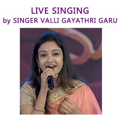 "Live Singing by Valli Gayathri Garu - Click here to View more details about this Product