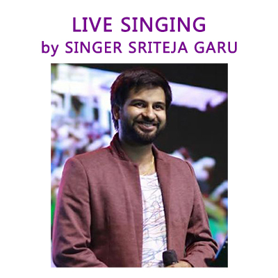 "Live Singing by Singer Sriteja Garu (60 Mins) - Click here to View more details about this Product